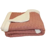 پتو مای هوم مدل اسپیرال پشت خز دار سایز 160x210 سانتی متر - تصویر 2