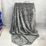 پتو تک نفره و دو نفره ابریشمی تک رنگ طرح دار لب دار - تصویر 3