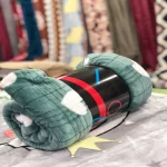 پتو تک و دونفره مخمل طرح قلبي لب دار - تصویر 2