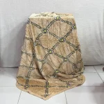 پتو دو نفره مخمل سوزنی طرح دار لب دار - تصویر 9