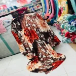پتو یک‌نفره مخمل گل‌دار ساده | مدل پوپو - تصویر 12