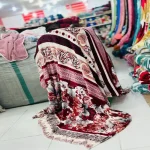 پتو یک‌نفره مخمل گل‌دار ساده | مدل پوپو - تصویر 14