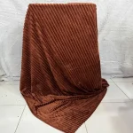پتو تک نفره و دو نفره ابریشمی تک رنگ طرح دار لب دار - تصویر 7
